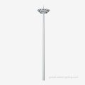 High Mast with LED Lighting Hexagonal Steel Pole